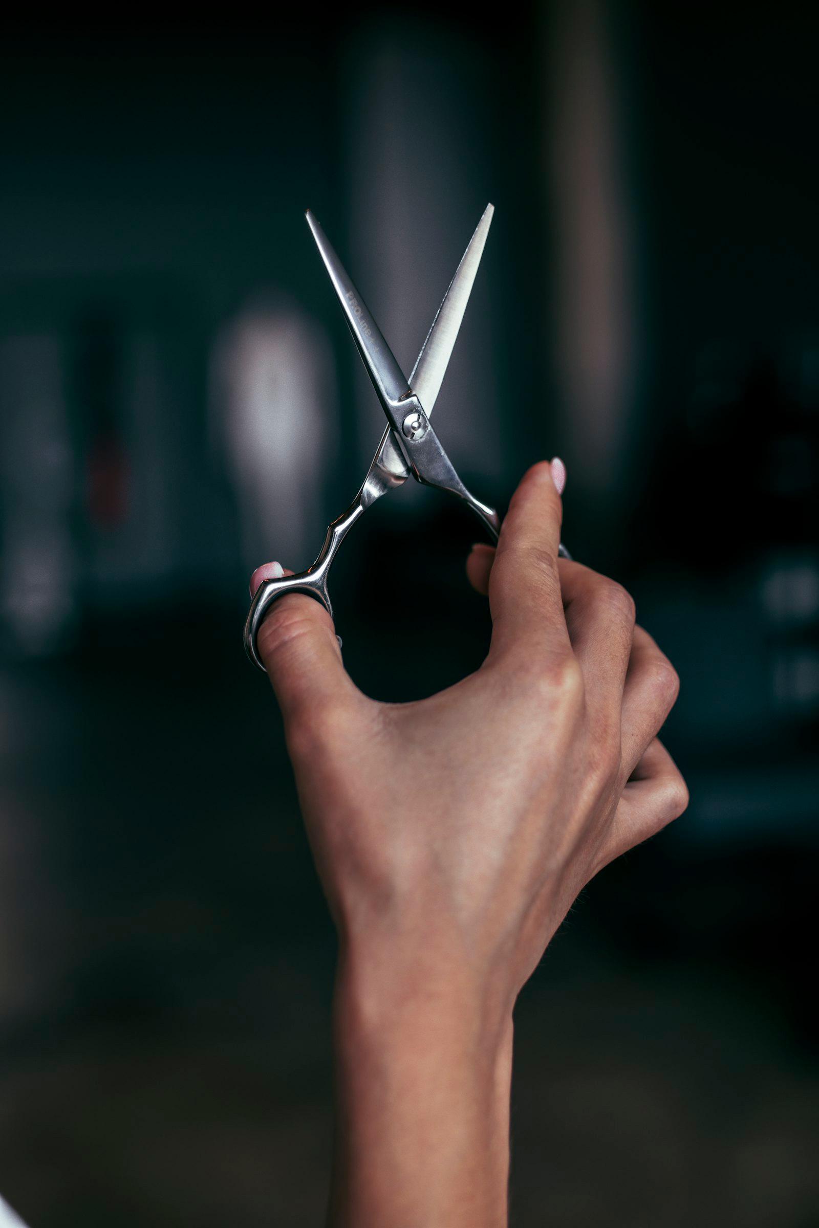 A cut in progress